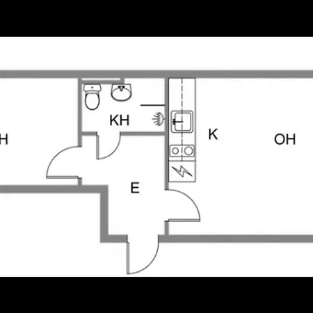 Kaupunkikaksio Luonnon Lahella Appartement *